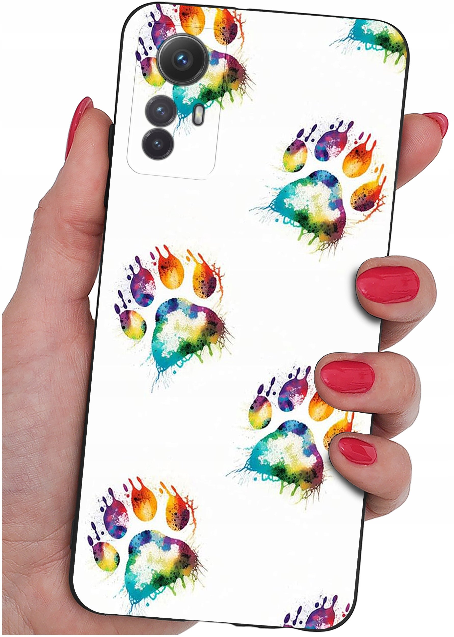 ETUI do Xiaomi Redmi Note 12S | WZORY | SILIKONOWE MATT CASE + SZKŁO 9H