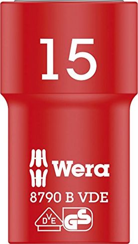 Wera Wera Cyclops socket wrench bit 15x46 - 8790 B VDE, insulated, with 3/8 "drive