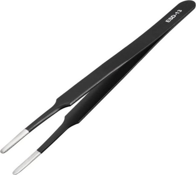 Pęseta Prosta, Pinceta Precyzyjna, Antystatyczna ESD-13 1 Sztuka