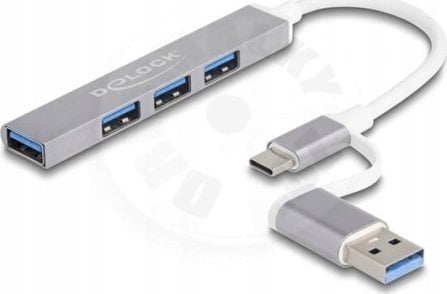 HUB USB Delock Delock - Hub - 3 x USB 2.0 + 1 x USB 3.2 Gen 1 - Desktop