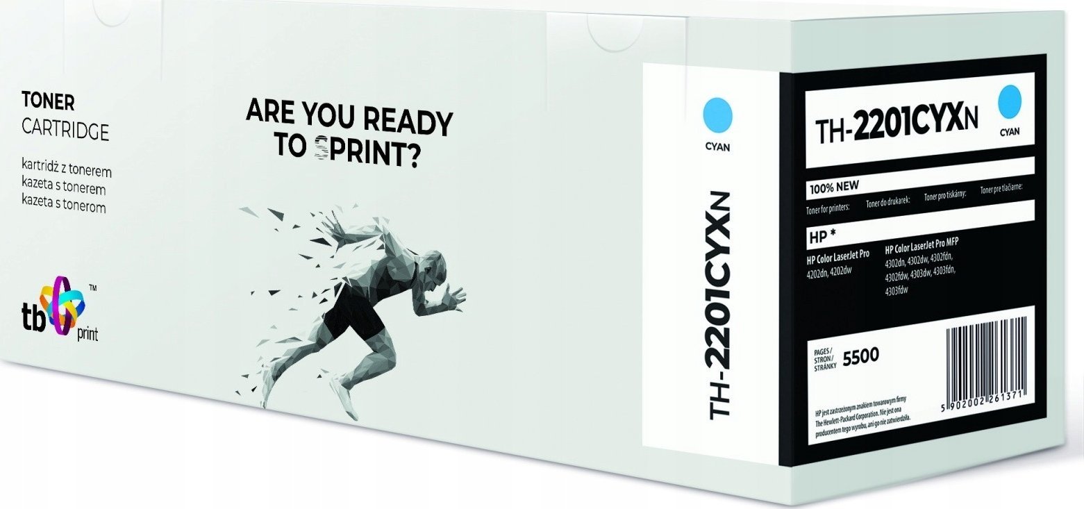 Toner TB Print Toner do HP Color LaserJet Pro 4202 W2201X TH-2201CYXN 100% nowy cyan