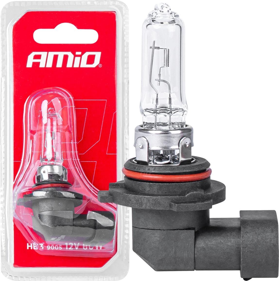 AMiO Żarówka halogenowa hb3 9005 12v 60w 1szt. blister amio-03366