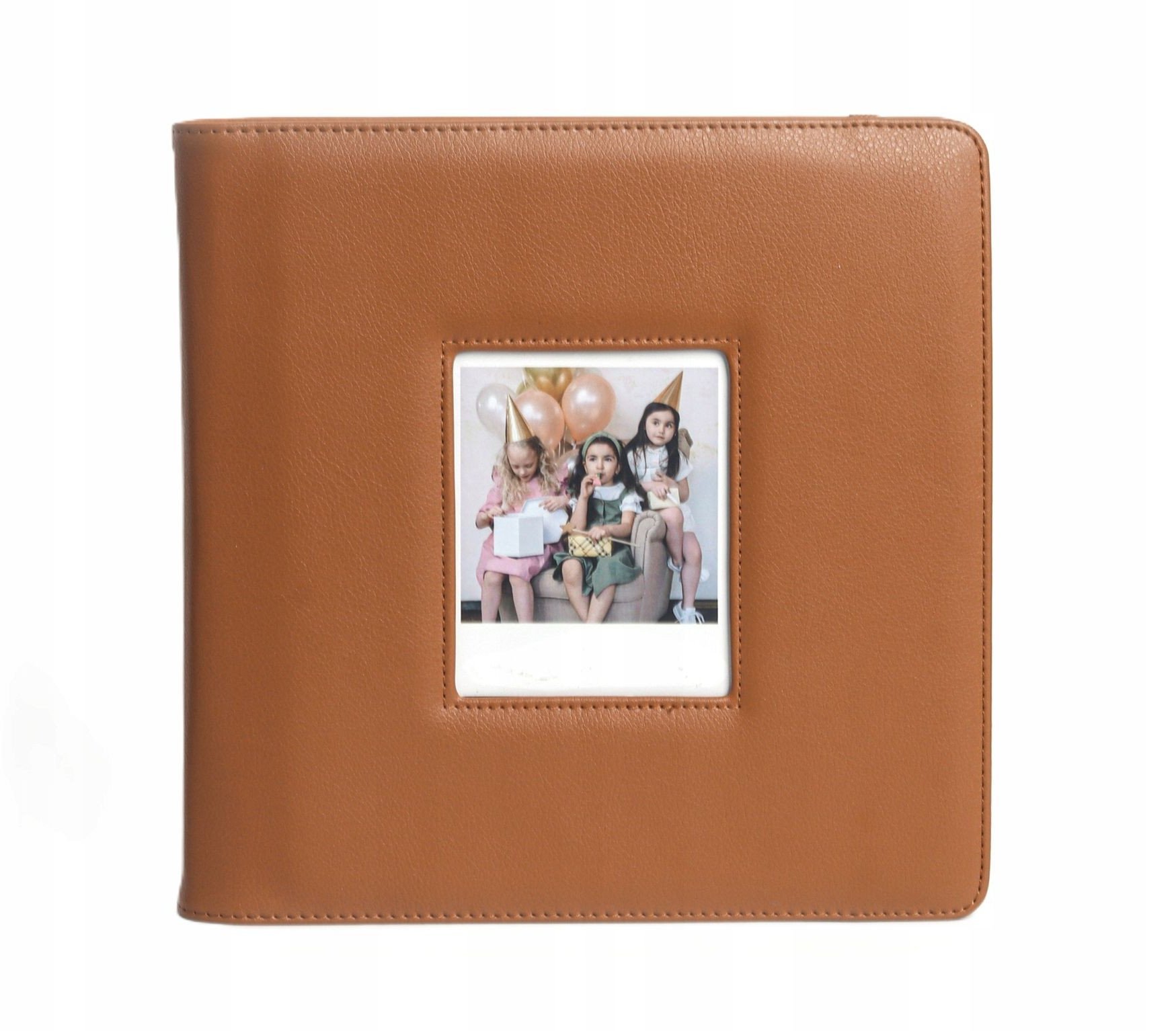 Album Na Zdjęcia Do Zdjęć 288 Szt Fuji Instax Wide 400 / 300 / Polaroid 600 / Now / Brązowy