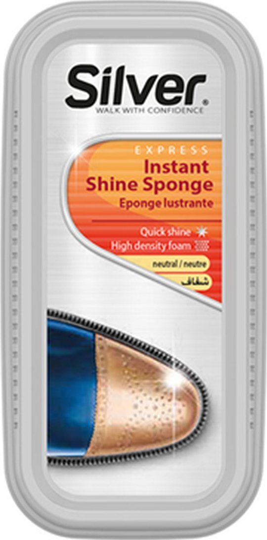 Silver Gąbka do butów nabłyszczająca Bezbarwna (02)