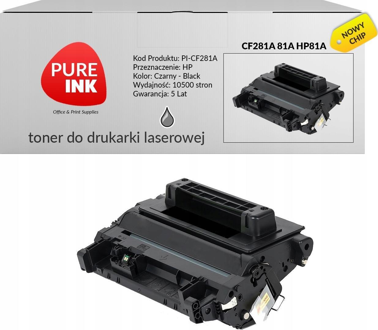 Toner Pureink Black Zamiennik CF281A