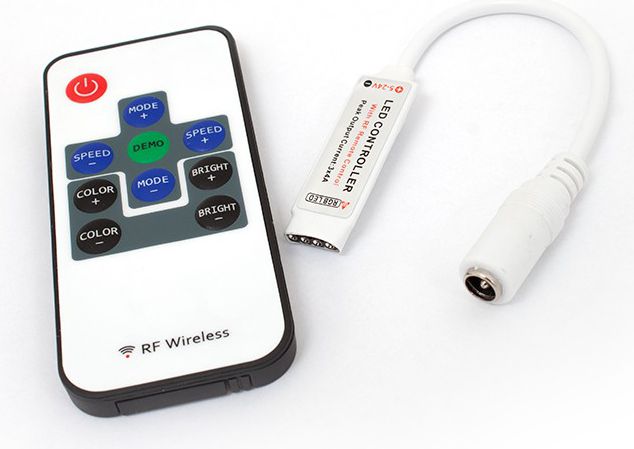 Abilite STEROWNIK ABILITE RGB BEZPRZEWODOWY IR Z PILOTEM (5901583544170)