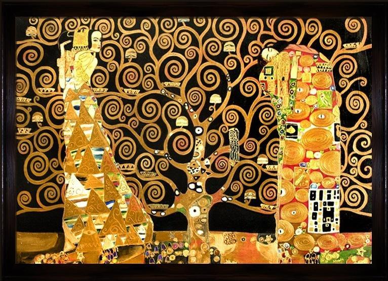 ART-POL Obraz olejny ręcznie malowany Gustav Klimt Drzewo życia kopia