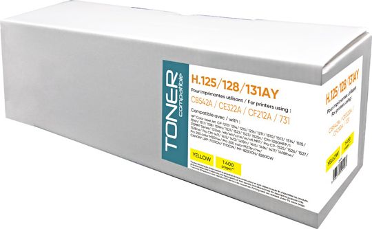 Toner HP 125A Yellow Oryginał (CHPCB542AXN3)