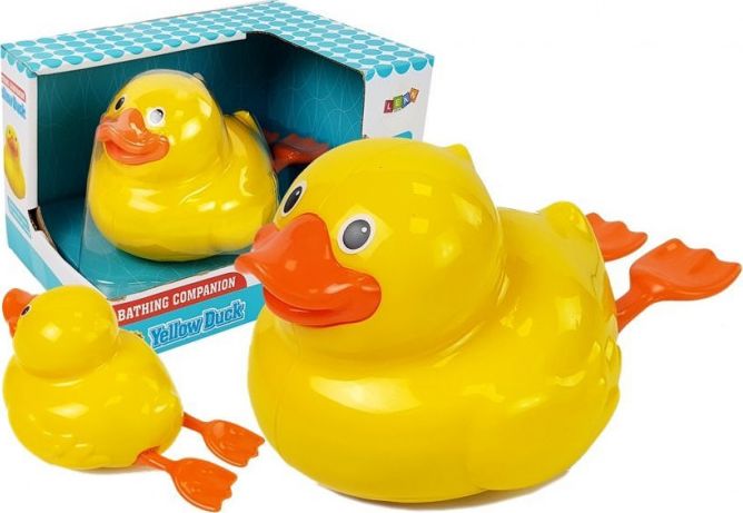 Lean Sport Żółta Kaczka na Baterie 18 cm do Kąpieli