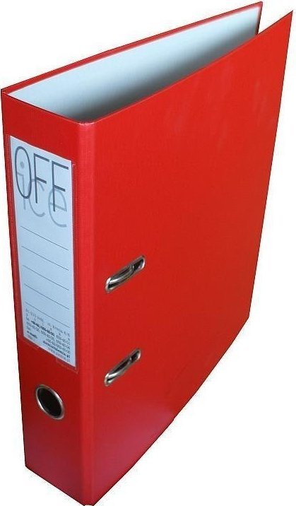 Segregator Ziemia Obiecana Segregator A4 7,5cm matowy czerwony