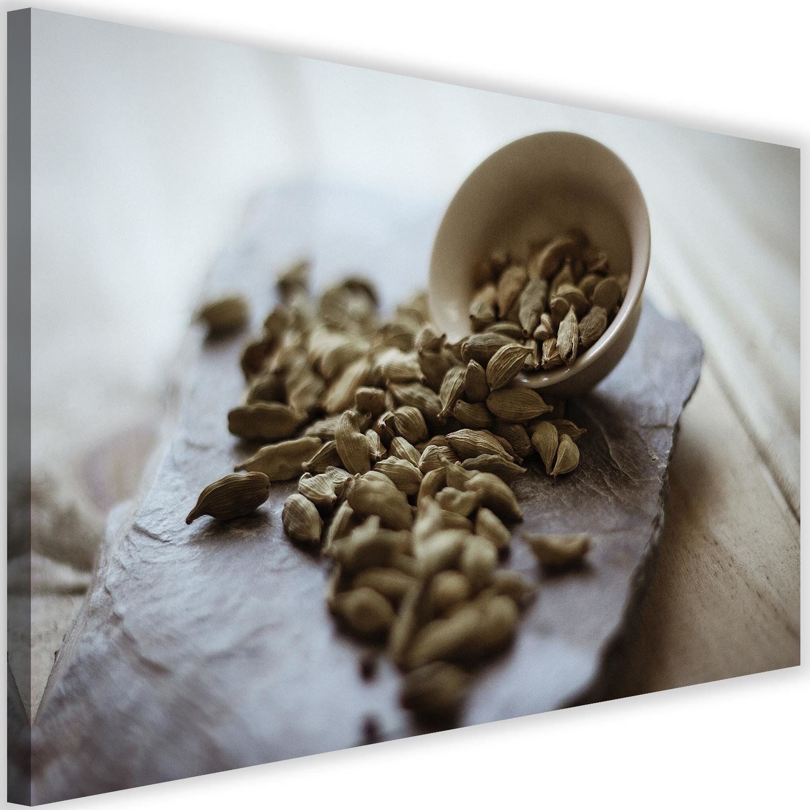Feeby Obraz na płótnie - Canvas, Przyprawy kuchenne kardamon 120x80