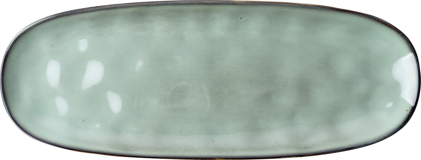 Florina Talerz podłużny ceramiczny Florina Acqua 37,8x14,8 cm