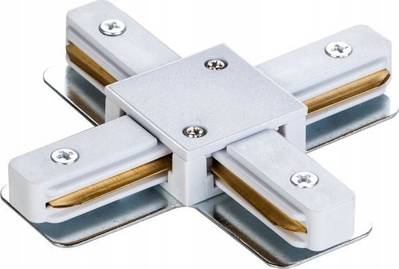 DPM Złączka typu "X" do szyny natynkowej, biała, X-LINE