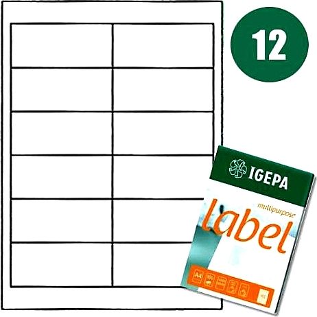 Mondi ETYKIETY A4 IGEPA 96.5 X 42.3 MM BIAŁE (100)