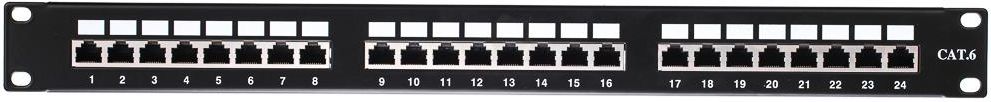 NetRack Patch panel 19'' 24-porty Kat. 6 FTP (104-07)