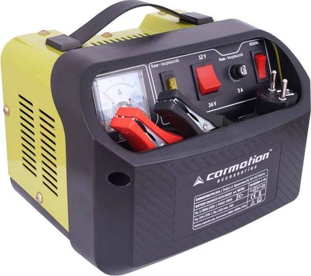 Carmotion Prostownik 12/24V 16A/12A/8A z funkcją szybkiego ładowania