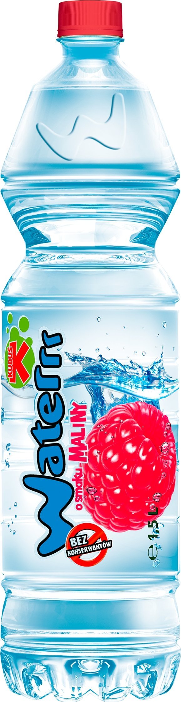 Woda Kubuś Kubuś Waterrr Napój o smaku maliny 1,5 l