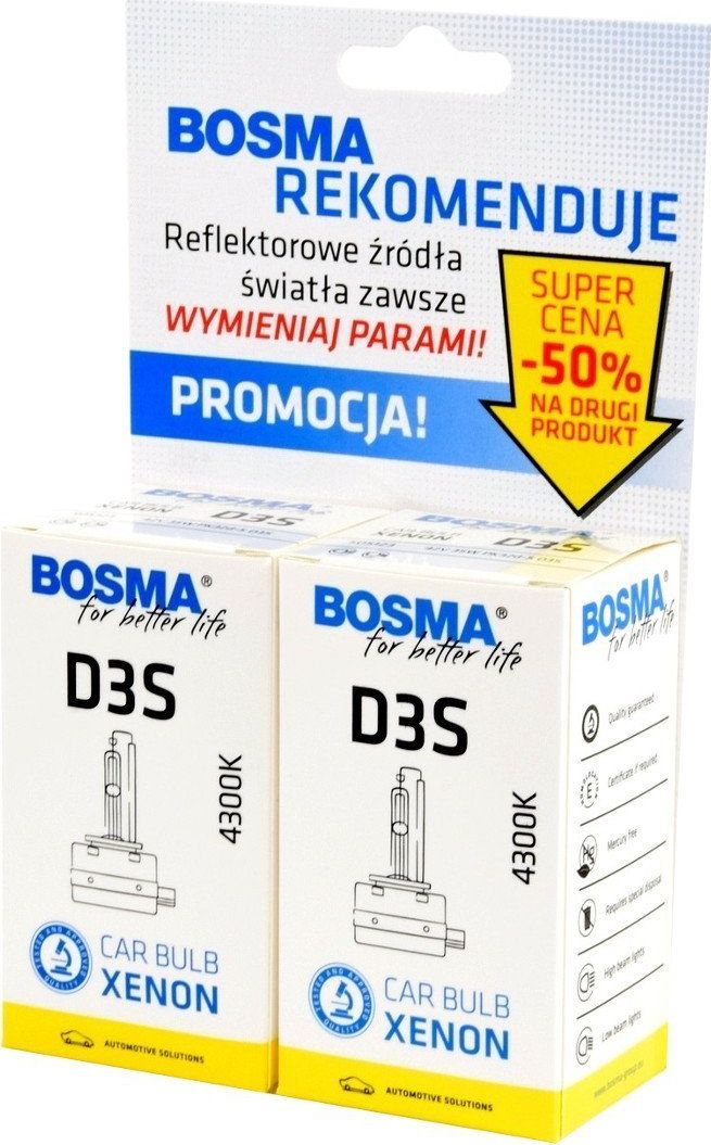Bosma ZAROWKA XENON D3S PK32D-5 4300K BOSMA