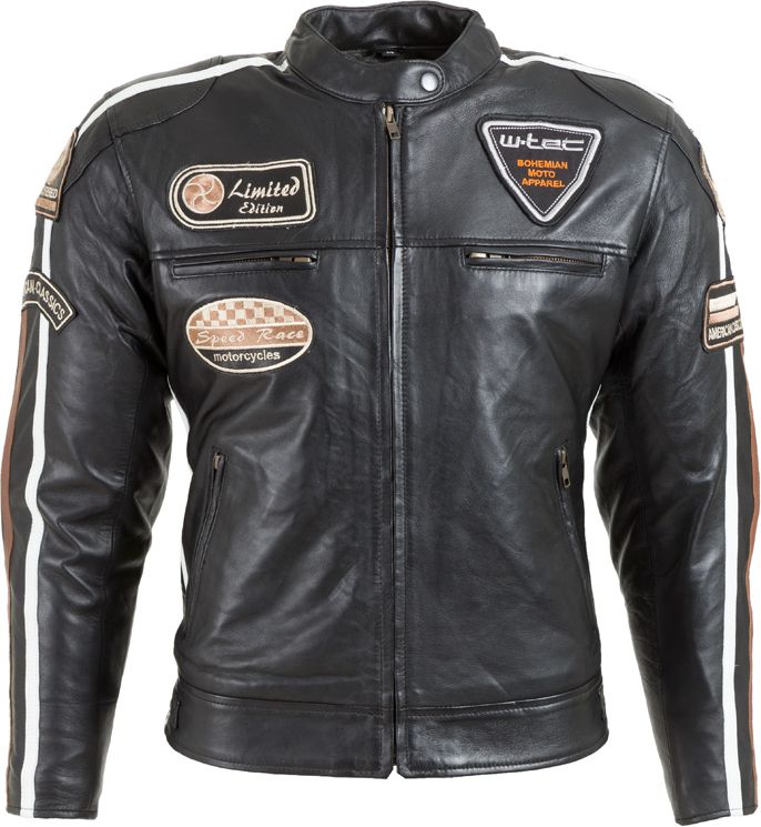 W-Tec Kurtka motocyklowa damska skórzana Sheawen Lady czarna r. 3XL (16434)