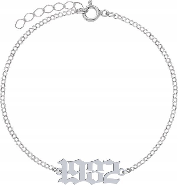 Radziszewska Jewellery Bransoletka Data Rocznik srebro925 Dedykacja