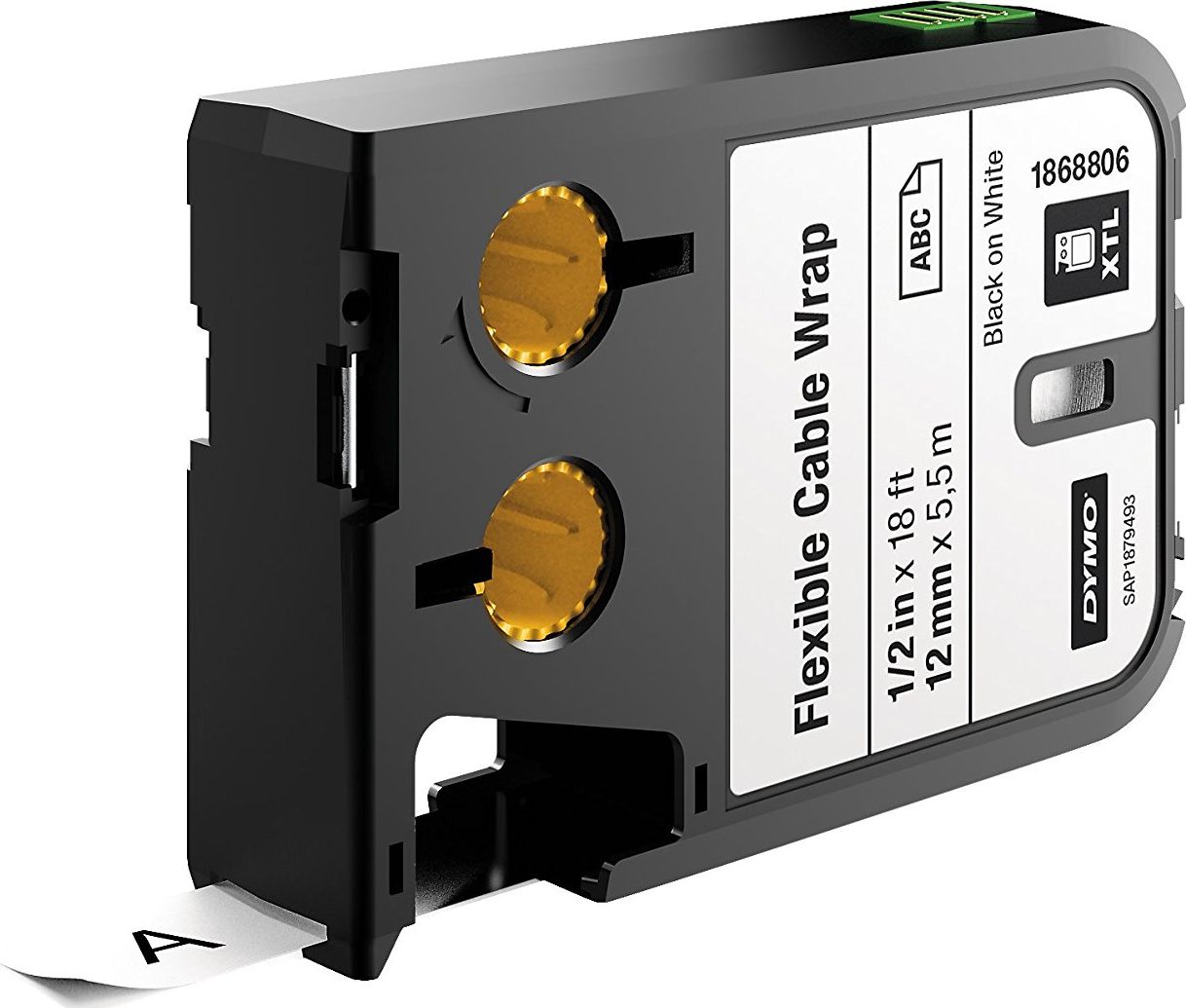 Dymo DYMO XTL Nylonband 12mm x 5,5m schw. - 1868806