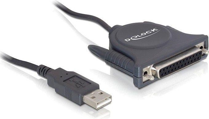 Kabel USB Delock USB-A - D-Sub (VGA) 1.6 m Czarny (61509)