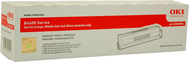Toner OKI Black Oryginał (43502002)
