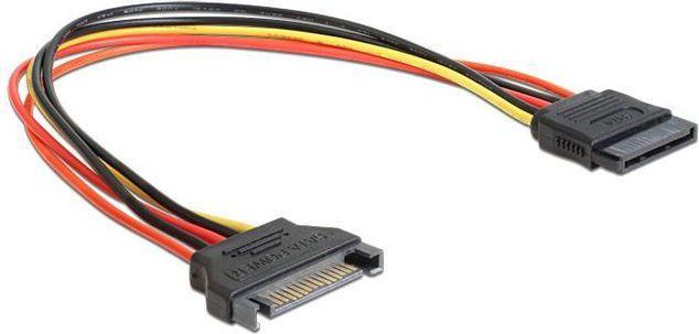 Gembird SATA 15-pin - SATA 15-pin, 0.3m, Wielokolorowy (CC-SATAMF-01)