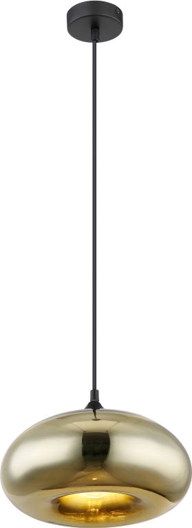 Lampa wisząca Globo Nowoczesna lampa sufitowa LED Ready złota Globo SELLY 15571HG