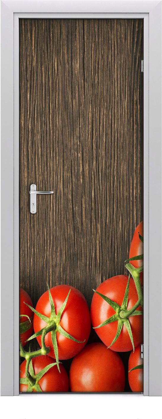 Tulup Fototapeta samoprzylepna na drzwi 75 x 205 cm pomidory
