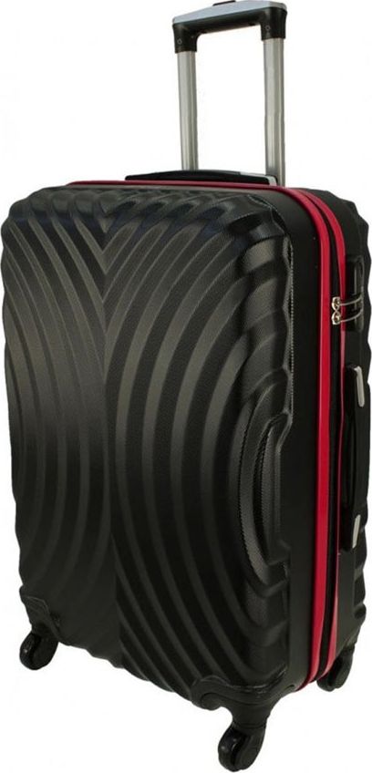 Pellucci Mała kabinowa walizka PELLUCCI RGL 760 S Czarno Czerwona uniwersalny