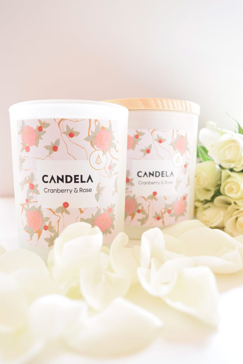 Candela Cranberry & Rose 360ml