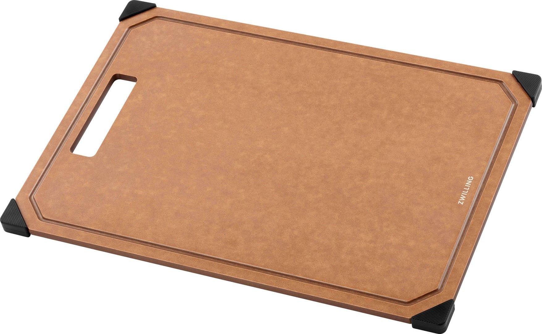 Deska kuchenna 37x25.5 cm - włókno drzewne, brązowa Zwilling