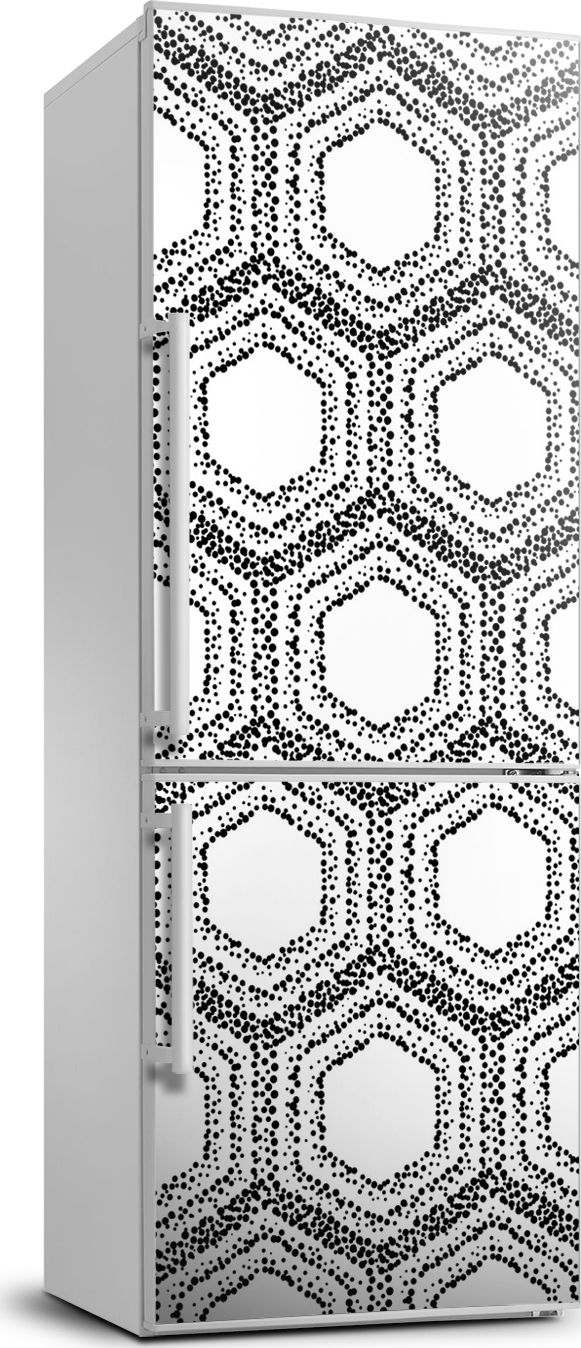 Tulup Naklejka samoprzylepna na lodówkę 60x180 cm Geometryczne tło