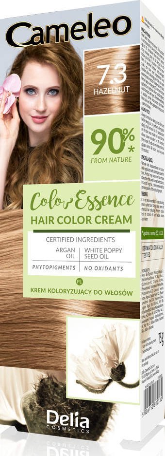 DELIA COSMETICS Cameleo Color Essence Krem koloryzujący nr 7.3 - hazelnut 1op.