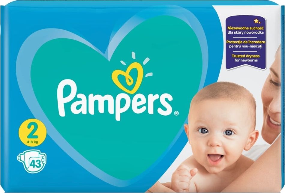 Pieluszki Pampers NewBaby Mini 2, 4-8 kg, 43 szt.