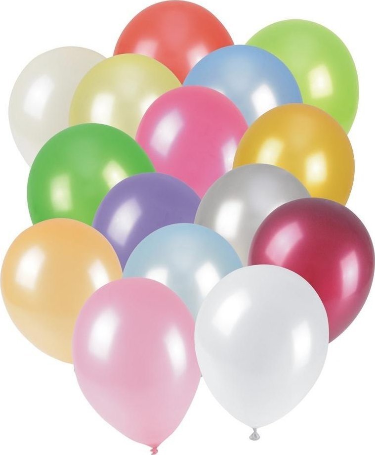 Balony metalizowane 25cm 12szt