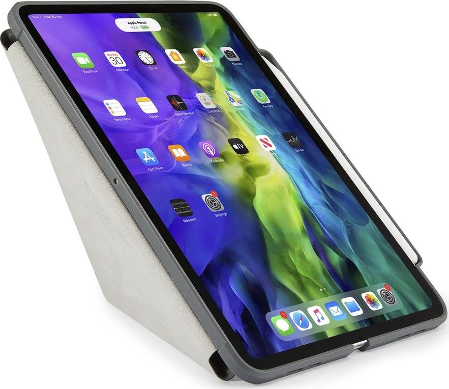 Etui na tablet Pipetto Pipetto Origami - obudowa ochronna z uchwytem do Apple Pencil do iPad 10.9" 2020 (dark grey)