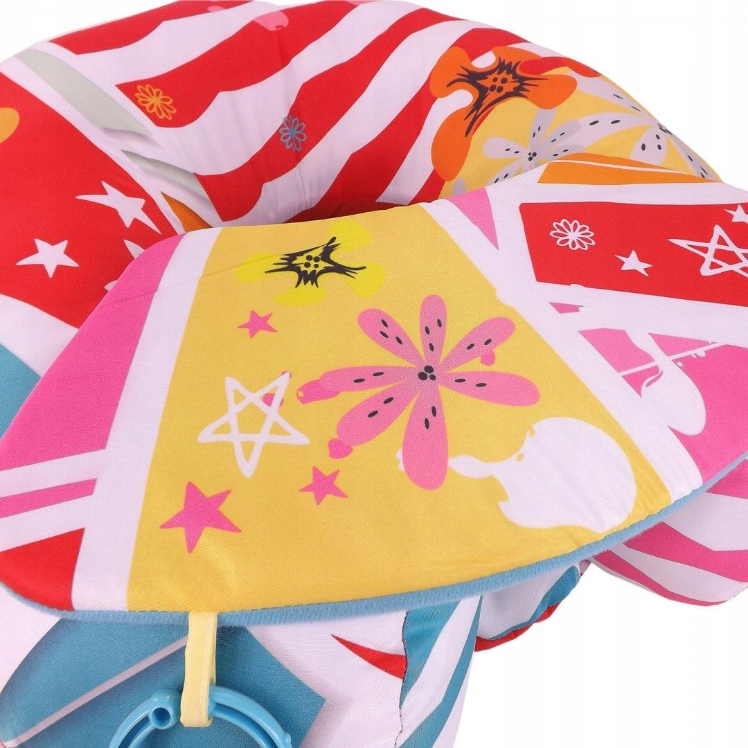 LUXMA Poduszka wałek rogal do nauki siadania 5w1 028-18