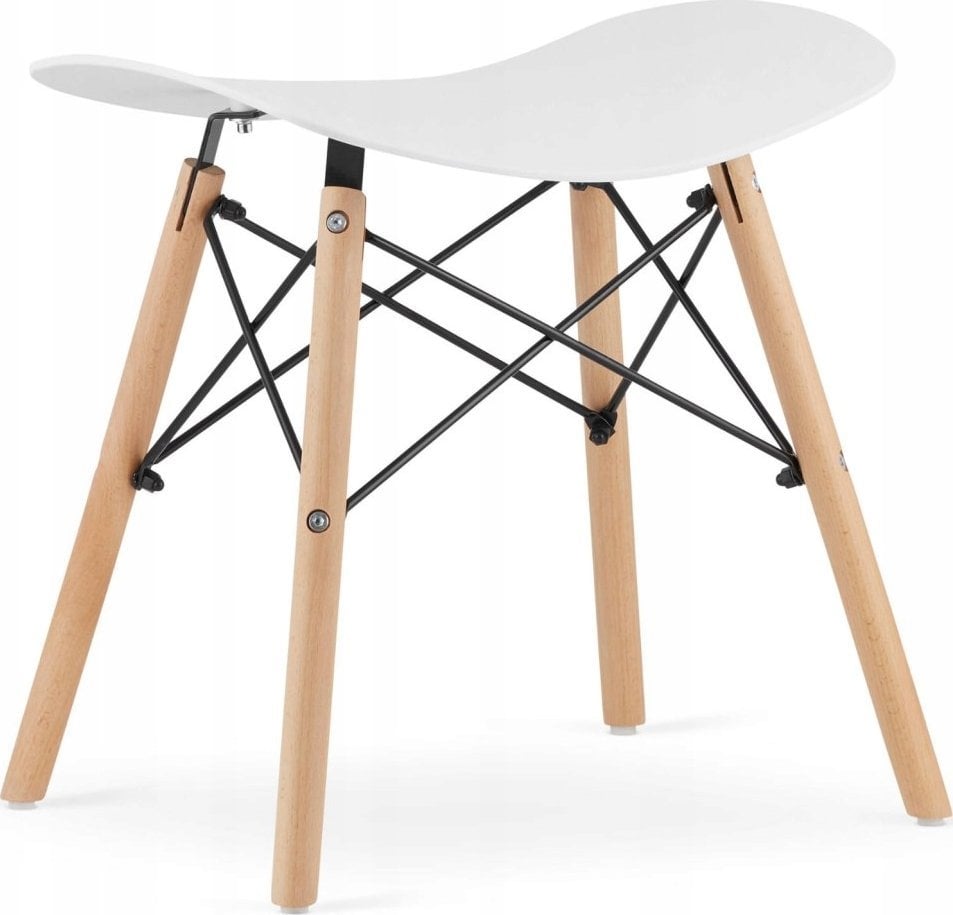 Leobert Taboret KORFU - biały x 3