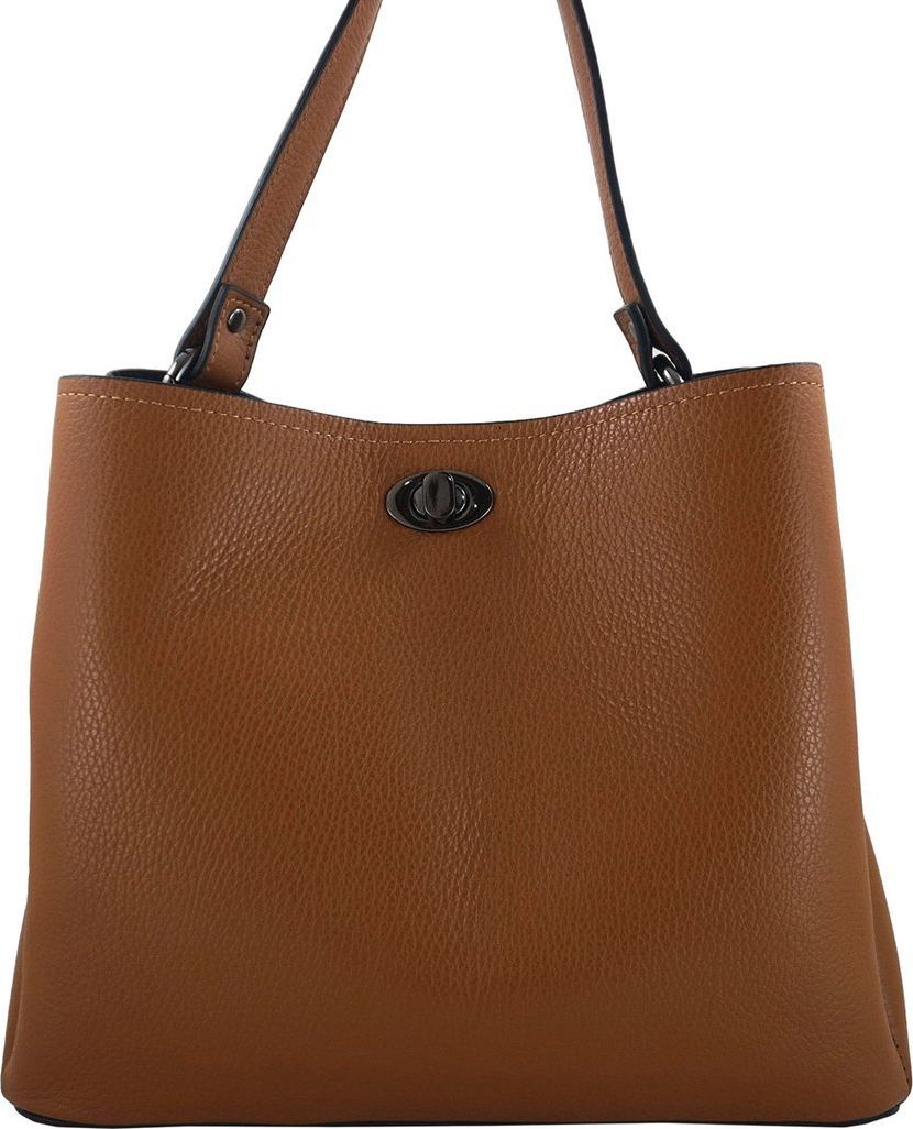 Barberinis Kuferek skórzany z ozdobnym zapięciem - Brązowy jasny uniwersalny