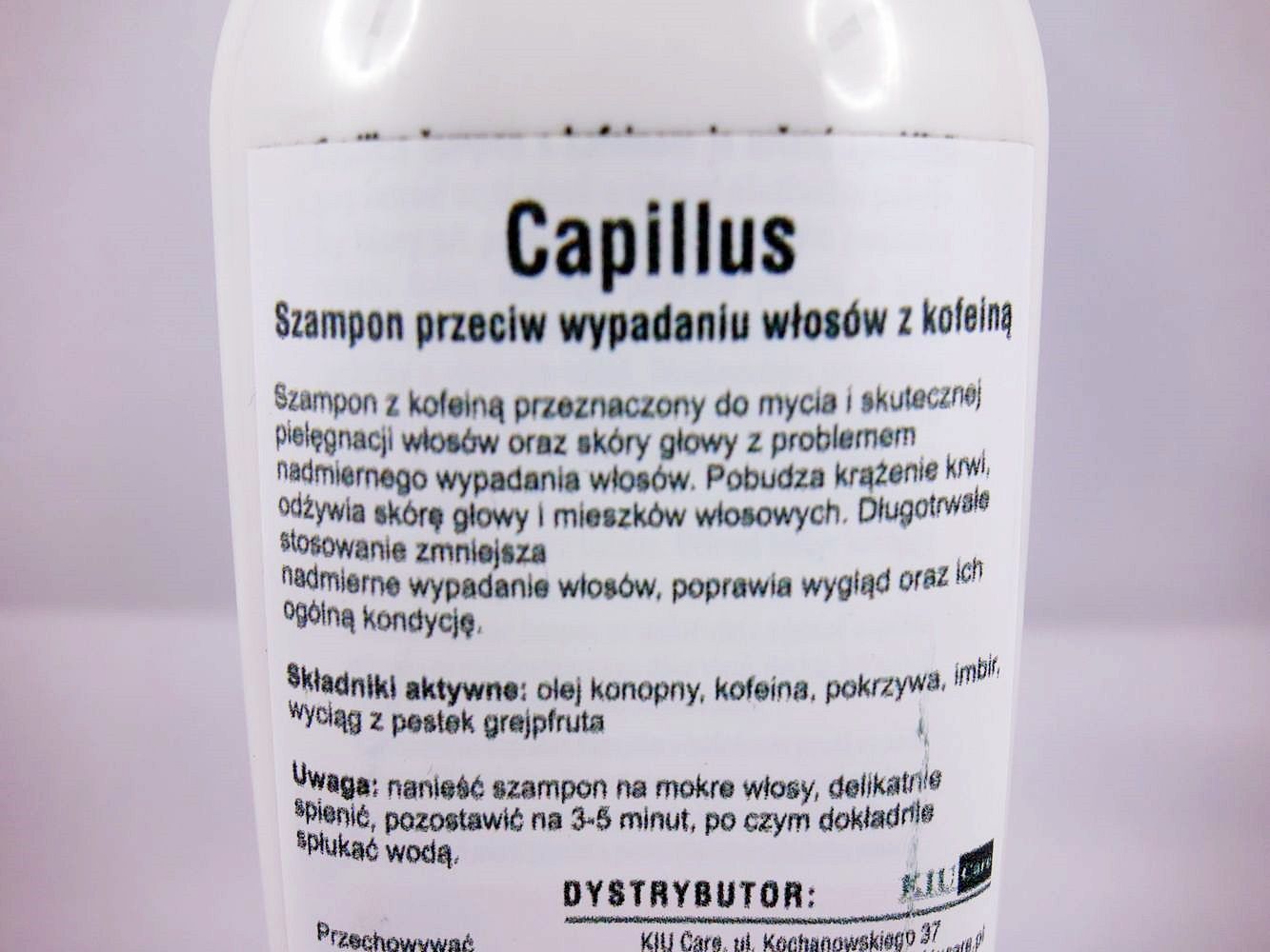 Cannaderm Capillus Szampon przeciw wypadaniu włosów z kofeiną