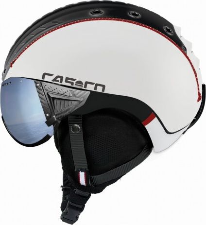 Casco Kask narciarski CASCO SP-2 Visor Polarized white black L