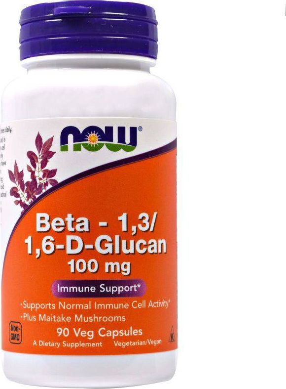 NOW Foods NOW Foods - Beta-1,3/1,6-D-Glucan, 100mg, 90 vkaps