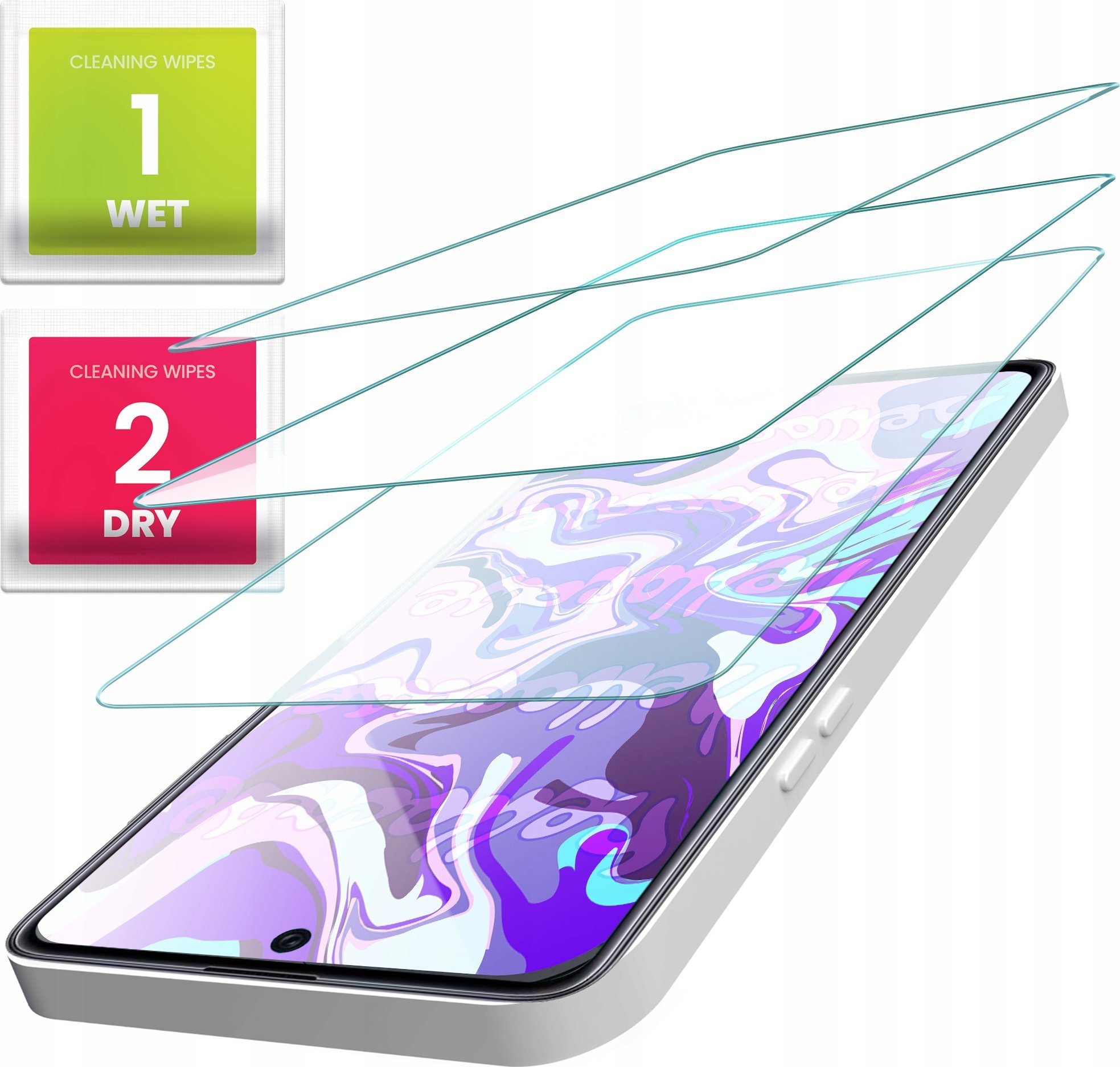 Hello Case 3-PAK Szkło Hartowane do Samsung Galaxy A51 / A51 5g (szybka, płaskie 2.5D)