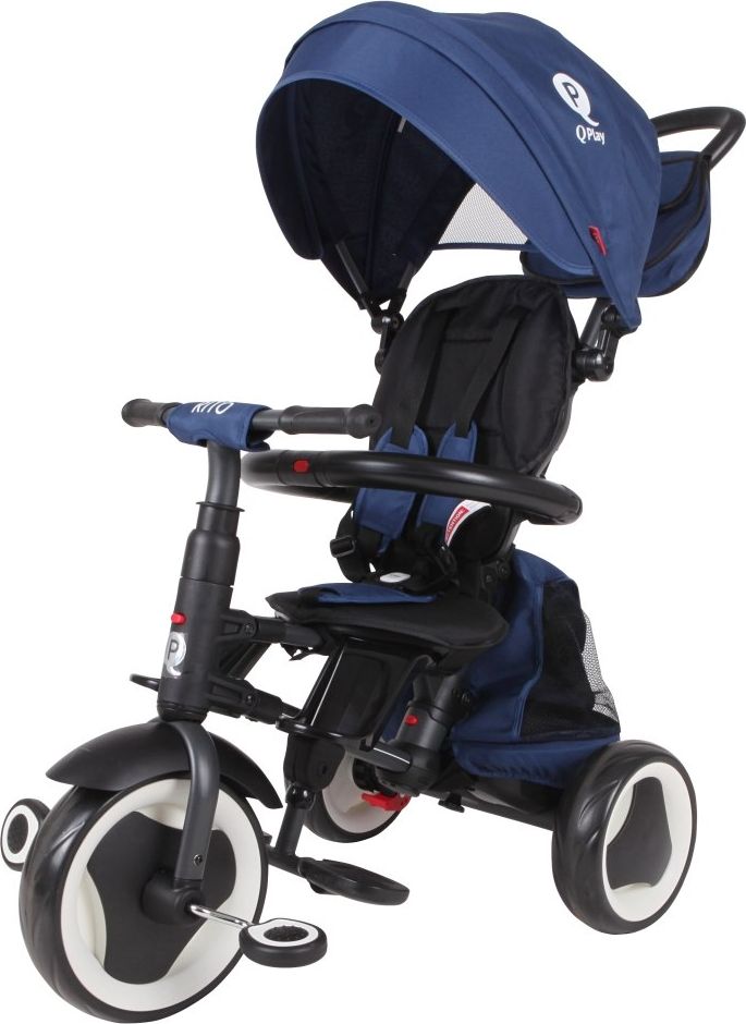 Qplay Rowerek Trójkołowy Rito Plus NIebieski