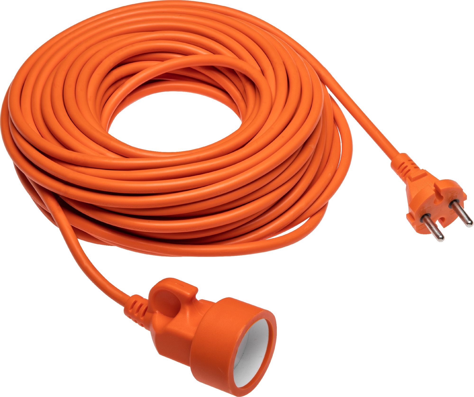 GTV Przedłużacz ogrodowy 2 x 1mm pomarańczowy 10m (AE-POGRODUN-10)