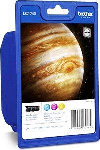Tusz Brother tusz oryginalny LC-1240 Rainbow c/m/y