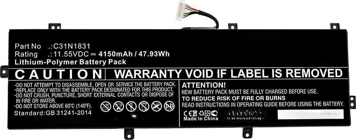 Bateria CoreParts 47.93Wh Li-Polymer 11.55V 4150mAh do Asus P3540FA (MBXAS-BA0280)