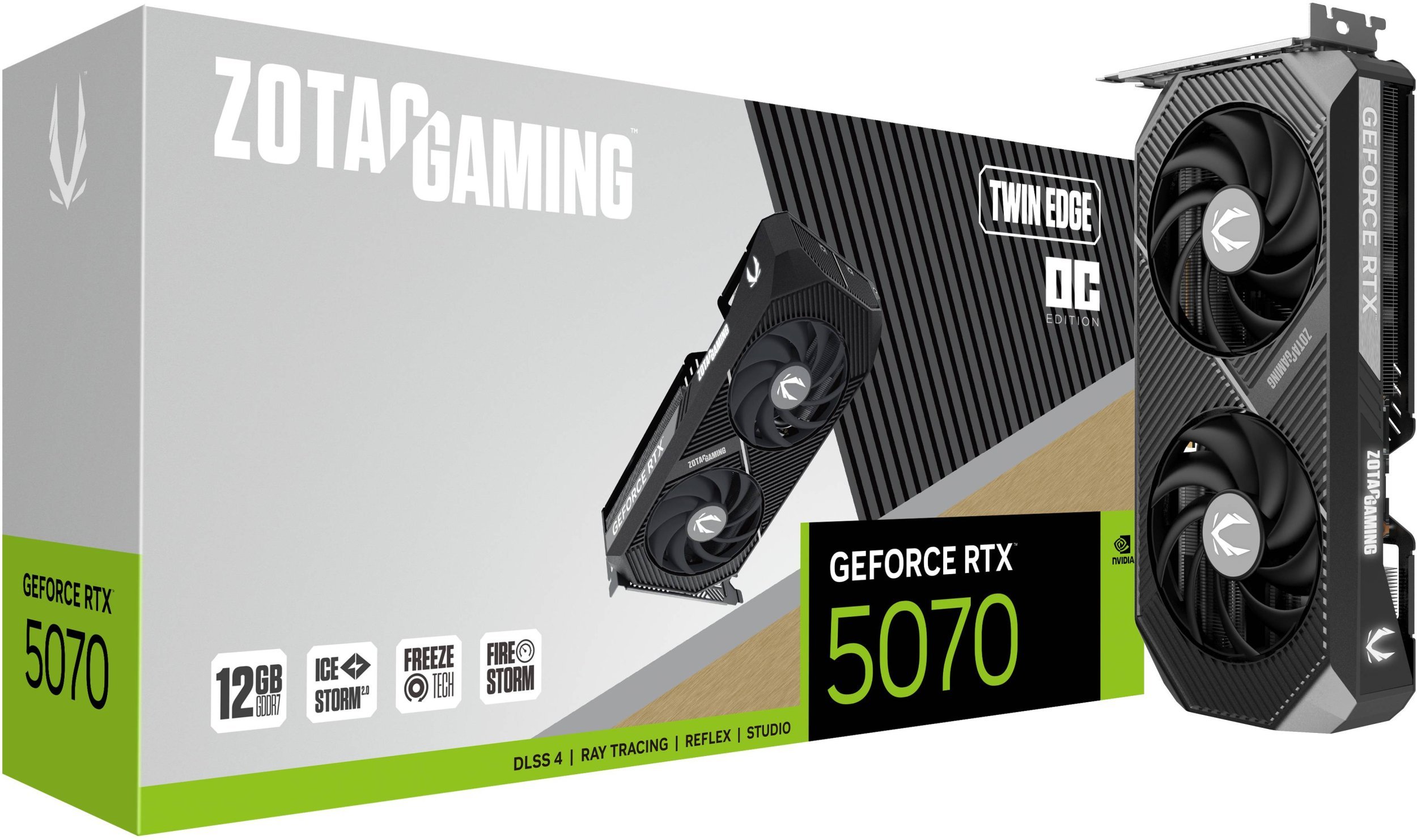 Zotac GAMING GeForce RTX 5070 Twin Edge OC NVIDIA 12 GB GDDR7